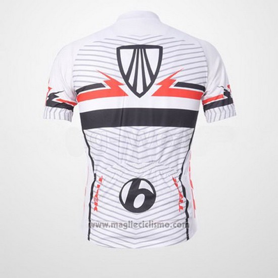 2011 Abbigliamento Ciclismo Trek Rosso e Bianco Manica Corta e Salopette